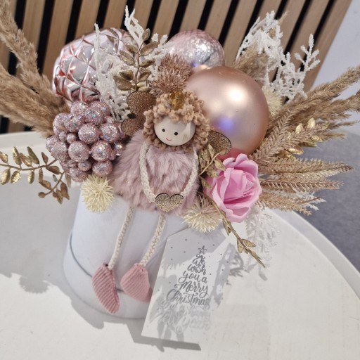 Zdjęcie oferty: Święta, stroik, flower box, anioł, dekoracje