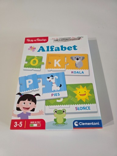 Zdjęcie oferty: Gra edukacyjna Clementoni – Alfabet (puzzle, 3–5 lat)