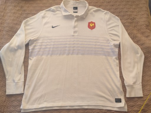 Zdjęcie oferty: NIKE RUGBY FRANCE Polo z długim rękawem XXL