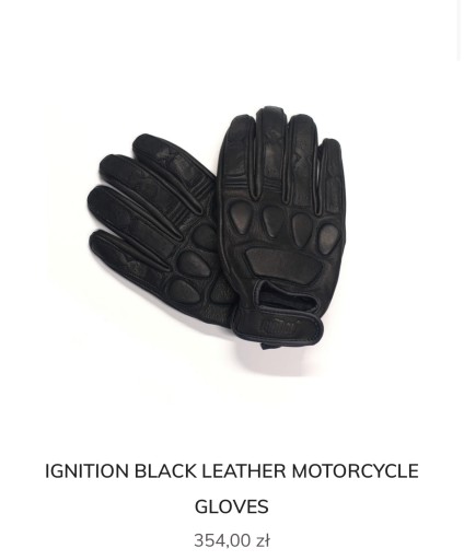 Zdjęcie oferty: Rękawice motocyklowe Ignition Custom NOWE XL