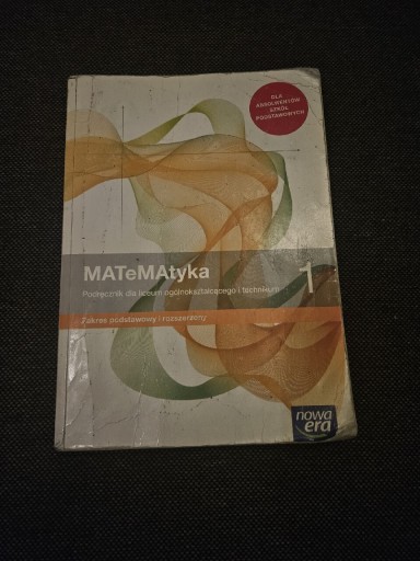 Zdjęcie oferty: Matematyka 1 zakres rozszerzony