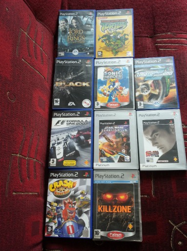 Zdjęcie oferty: Zestaw dobrych gier na PS2 komplet pakiet + gratis