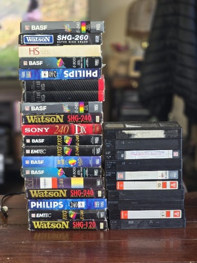 Zdjęcie oferty: Zestaw kaset VHS,  29 szt. do nagrywania 