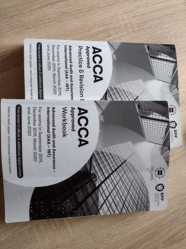 Zdjęcie oferty: ACCA Advanced Audit and Assurance (AAA) BPP