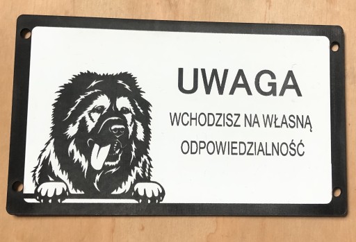 Zdjęcie oferty: tabliczki uwaga zły pies owczarek kaukaski