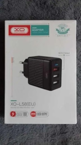 Zdjęcie oferty: Adapter, Ładowarka sieciowa XO L58 (EU) 3 USB