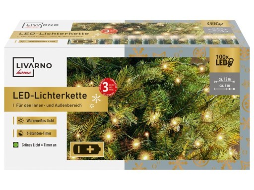 Zdjęcie oferty: LIVARNO home Łańcuch świetlny LED