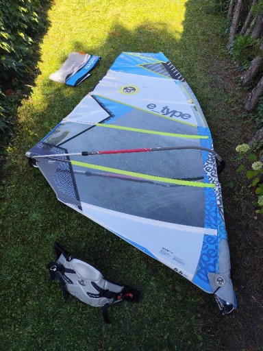 Zdjęcie oferty: Cały Pędnik 6.6 żagiel North Sails E type maszt 430 bom trapez linki