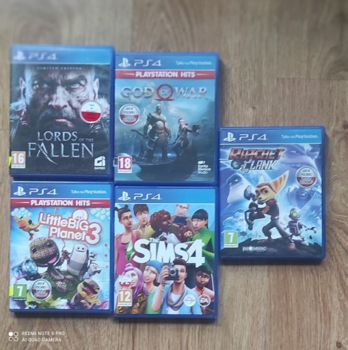 Zdjęcie oferty: Gry PS4 komplet 