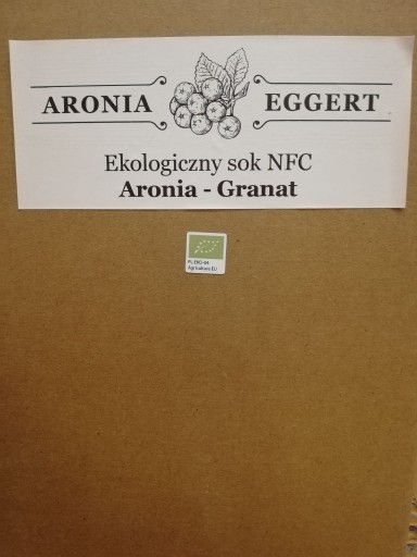 Zdjęcie oferty: Sok Aronia - Granat 100% NFC ekologiczny 3l 