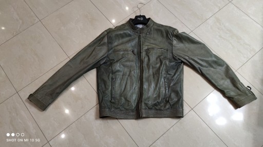 Zdjęcie oferty: Skórzana kurtka męska Pierre Cardin rozmiar 52 