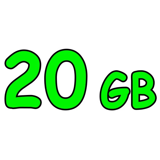 Zdjęcie oferty:  CHOMIKUJ TRANSFER 20 GB 30 DNI