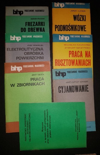 Zdjęcie oferty: Bhp podstawowe wiadomości różne