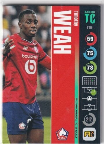 Zdjęcie oferty: Panini Top class  Base #116 Timothy Weah