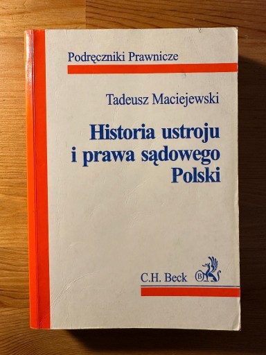 Zdjęcie oferty: Historia ustroju i prawa sądowego Polski 