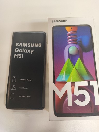 Zdjęcie oferty: Samsung Galaxy M51,komplet,stan bdb