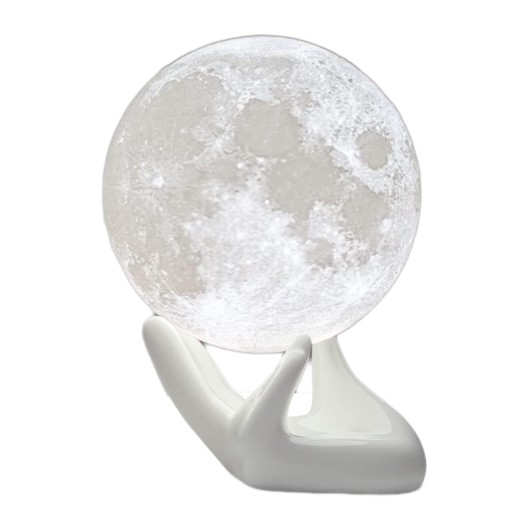 Zdjęcie oferty: Lampa księżycowa BRIGHTWORLD, druk 3D 9 cm 
