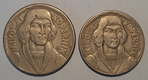 Zdjęcie oferty: 10 zł Mikołaj Kopernik 1965-1968 duża i mała 