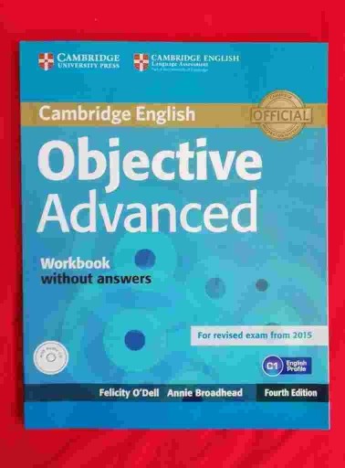 Zdjęcie oferty: Objective advanced workbook fourth ed. O'Dell  C1