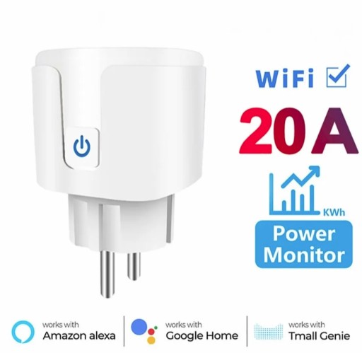 Zdjęcie oferty: Gniazdko Wi-Fi 20A z monitoringiem zasilania Tuya