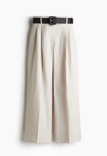 Zdjęcie oferty: Szerokie spodnie z paskiem nowe H&M 40