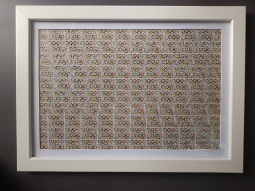 Zdjęcie oferty: Stereogram, obrazek 3D, magiczne oko w ramce 33x24cm