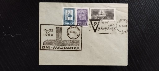 Zdjęcie oferty: Koperta Dni Majdanka 1962