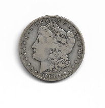 Zdjęcie oferty: 1904 S USA $1 Morgan Srebna Moneta