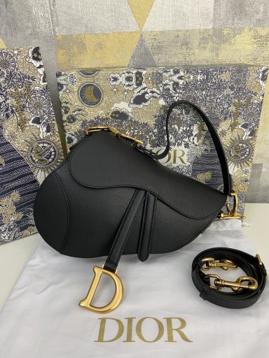 Zdjęcie oferty: Christian Dior Saddle Black Shoulder bag