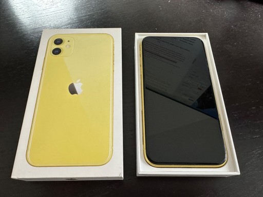Zdjęcie oferty: iPhone 11, Yellow, 64GB + 6 wypasionych etui