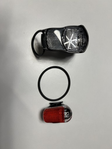 Zdjęcie oferty: Światła rowerowe z uchwytem gumowym