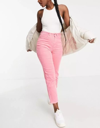 Zdjęcie oferty: Orsay Różowe spodnie sztruksowe rozm. 36