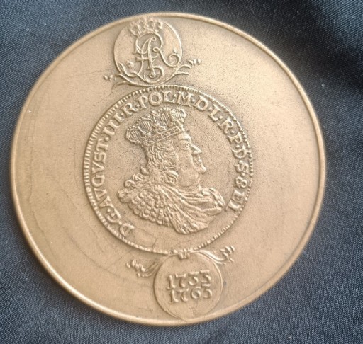 Zdjęcie oferty: Medal AUGUST III (WETTIN) nr 20 brąz