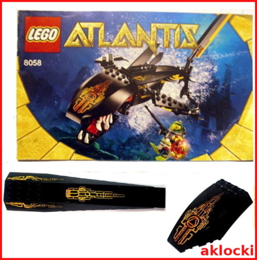 Zdjęcie oferty: LEGO INSTRUKCJA + KLIN 45301pb012, 45705pb009 z zestawu 8058 stan BDB