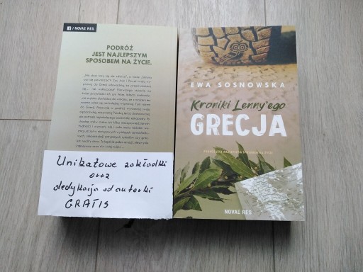 Zdjęcie oferty: Ewa Sosnowska "Kroniki Lenny’ego: Grecja" + gratis