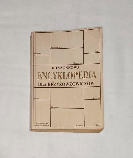 Zdjęcie oferty: Kieszonkowa encyklopedia dla krzyżówkowiczów