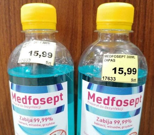 Zdjęcie oferty: Płyn do dezynfekcjji MEDFOSEPT 300ml zapas