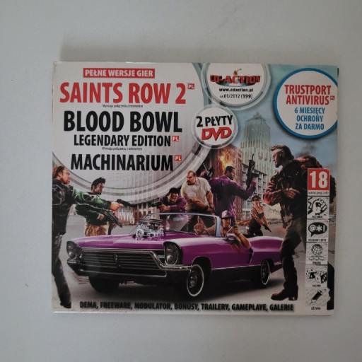Zdjęcie oferty: Saints Row 2, Blood Bowl, Machinarium CD-Action