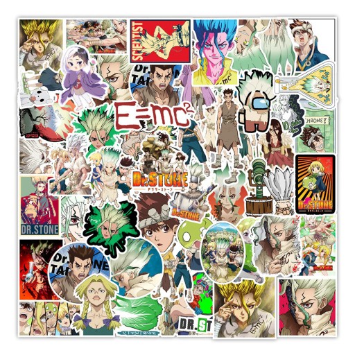 Zdjęcie oferty: Naklejki Dr. Stone Anime Manga Serial Gra 50 sztuk