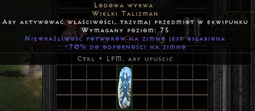 Zdjęcie oferty: D2Resurrected PC - SC - LADDER - Perfekcyjny - 70 Cold Sunder