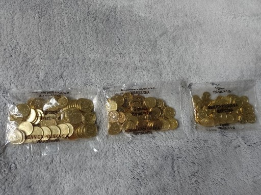 Zdjęcie oferty: 3 x woreczek menniczy monety 1,2,5 groszy 2020 UNC