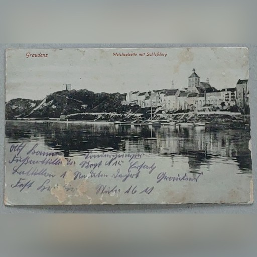 Zdjęcie oferty: Grudziądz - widok od strony Wisły - 1916
