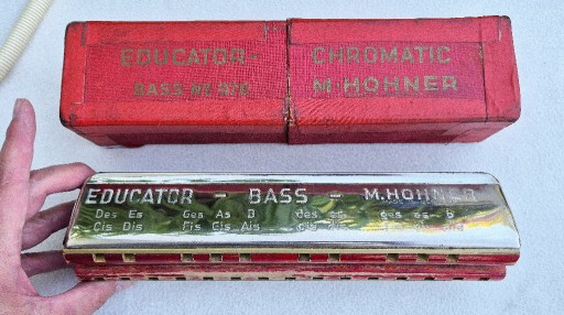 Zdjęcie oferty: Harmonijka ustna Hohner EDUCATOR BASS Nr.976 kolekcjonerska lata'30