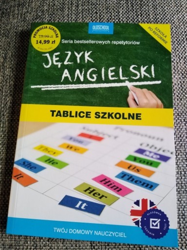 Zdjęcie oferty: TABLICE SZKOLNE JĘZYK ANGIELSKI