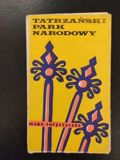 Zdjęcie oferty: Mapa Tatrzański Park Narodowy 1972