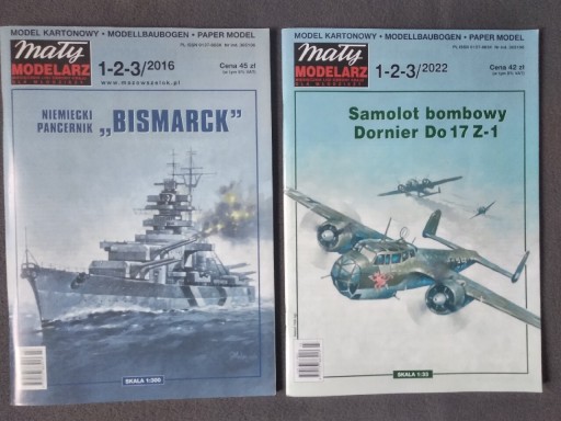 Zdjęcie oferty: Pancernik Bismarck / Dornier Mały Modelarz