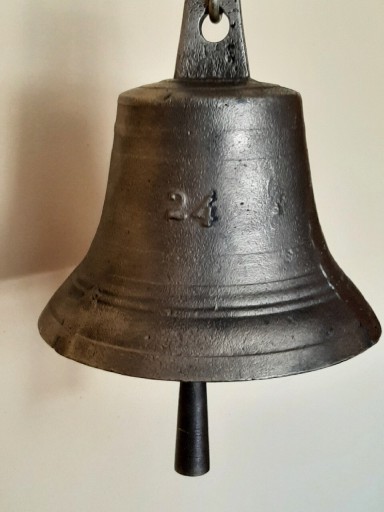 Zdjęcie oferty: Stary Mosiężny Dzwon Okrętowy z Zawieszką 