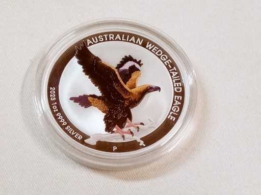 Zdjęcie oferty: Australijski Orzeł 1oz srebra 2023 kolor pierwsza