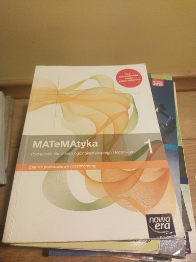 Zdjęcie oferty: Podręcznik MATeMAtyka 1 zakres podst. i roz.