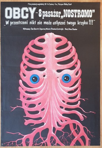 Zdjęcie oferty: Obcy Nostromo Erol ORYGINAŁ plakat filmowy 1980